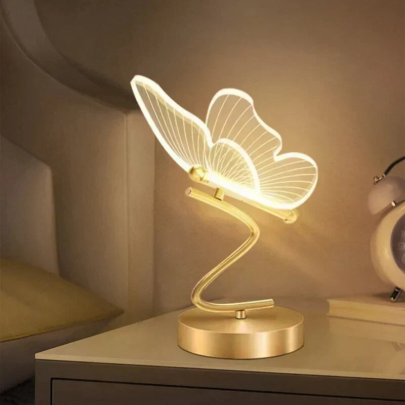 BowLift | Luxury Butterfly LED Table Lamp - ButterflyLuxe