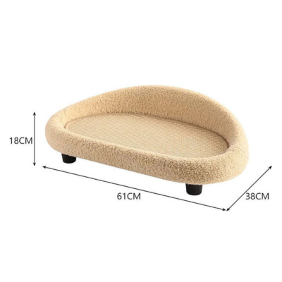 Luxury Cat Bed for Ultimate Relaxation - CozyCat Retreat Bowlift