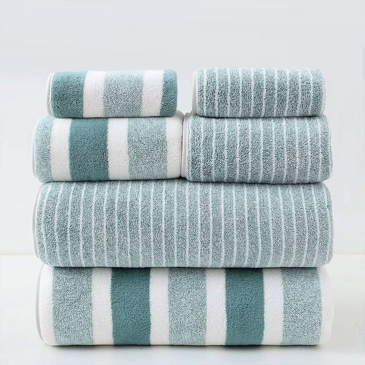 BowLift | 8-Piece Coral Fleece Towel Set – Ultra-Soft & Quick-Drying