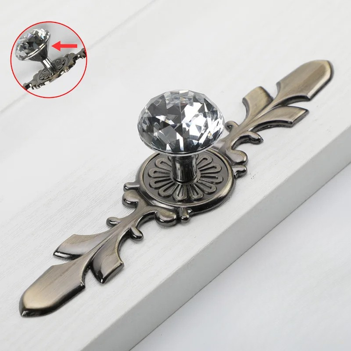 Luxury Diamond Crystal Cabinet Knobs and Handles Elegant Drawer Pulls | Bowlift