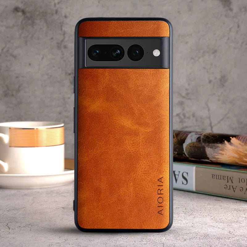 BowLift | Luxurious Google Pixel 8/7/6 cases made of leather | Shockproof TPU protection