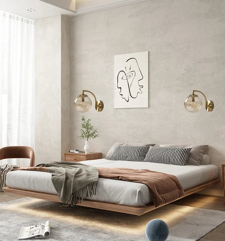 BowLift | Luxury Modern Wall Lamp Made of Glass - CrystalGlow