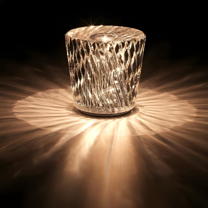 BowLift | Luxury Rechargeable Diamond Crystal Table Lamp - Lumière Diamond