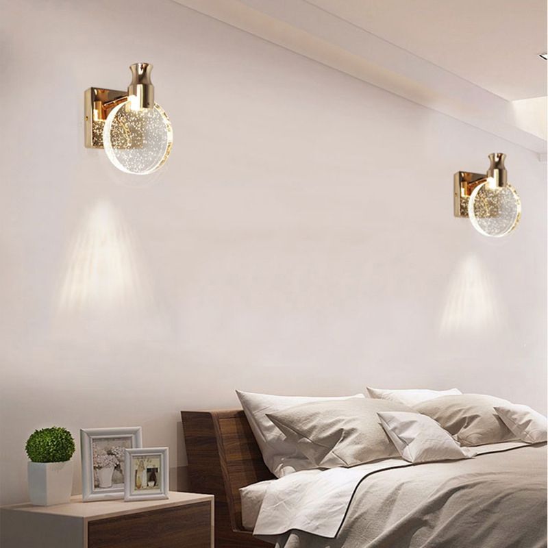 BowLift | Luxury Round Crystal Wall Lamp – Celestia