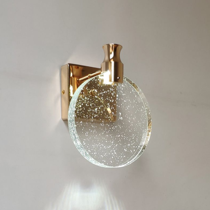 BowLift | Luxury Round Crystal Wall Lamp – Celestia