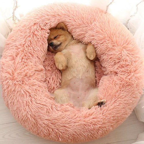 Luxury Soft Plush Dog Bed - FluffyNest Bowlift