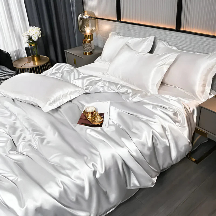 BowLift | Silk Satin Duvet Cover Bedding Set