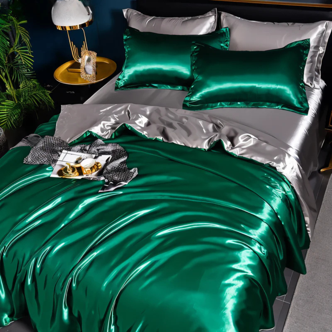 BowLift | Silk Satin Duvet Cover Bedding Set