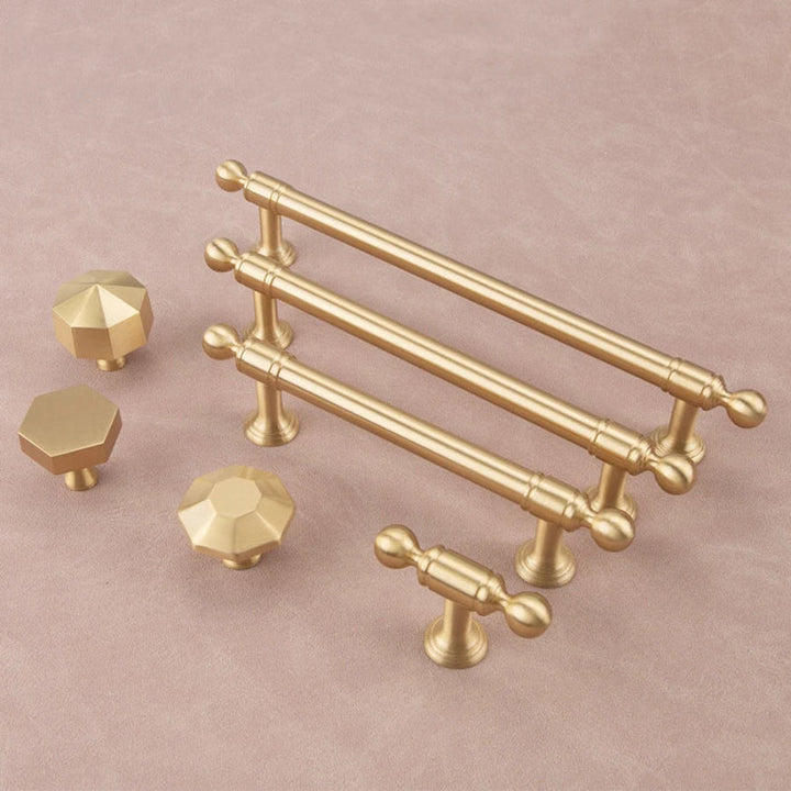 Luxury Solid Brass Kitchen Cabinet Drawer Handle Furniture Hardware | Bowlift