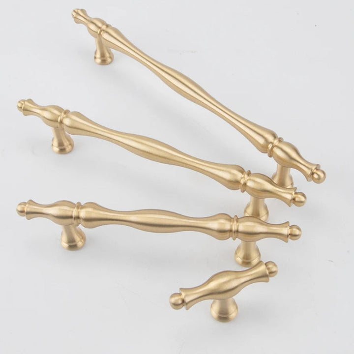 Luxury Solid Brass Kitchen Cabinet Drawer Handle Furniture Hardware | Bowlift
