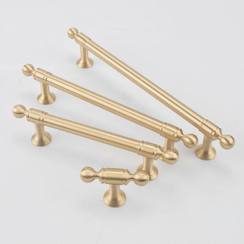 Luxury Solid Brass Kitchen Cabinet Drawer Handle Furniture Hardware | Bowlift