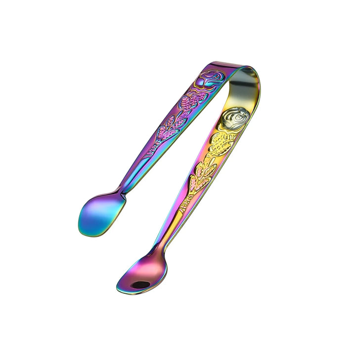 Luxury Stainless Steel Ice Cube Clip Small Sugar Fruit Kitchen Tong | Bowlift