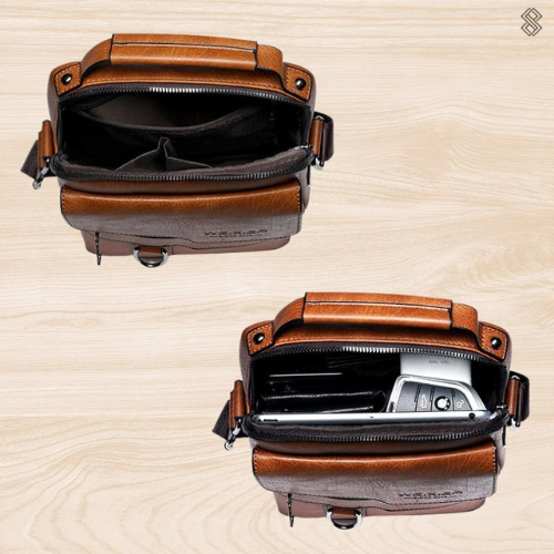 BowLift | LeatherLux Elegant Leather Shoulder Bag | High-Quality Design | Practical & Stylish for Everyday & Office