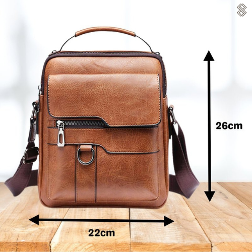BowLift | LeatherLux Elegant Leather Shoulder Bag | High-Quality Design | Practical & Stylish for Everyday & Office