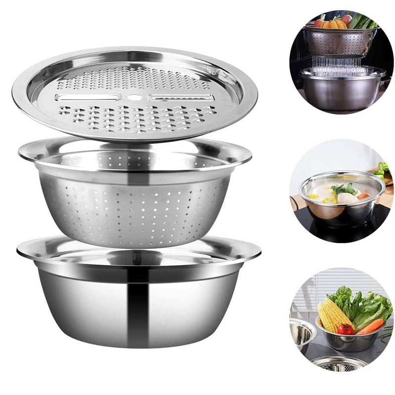 Master Chop - Stylish 3-in-1 Cutting Drawer made of stainless steel Bowlift