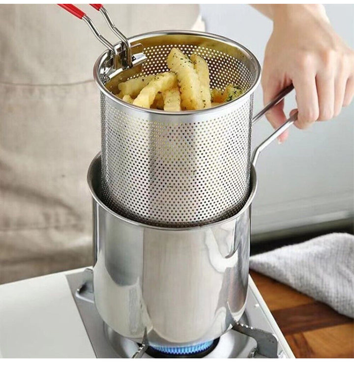 CookPro - Compact Fryer Set with Oil Saving Button Bowlift