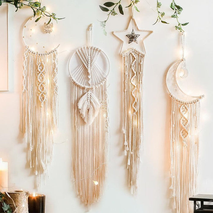 DreamWeaver Macramé - Bohemian Wall Decoration for Atmosphere Bowlift