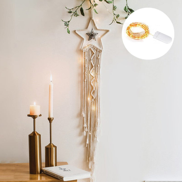 DreamWeaver Macramé - Bohemian Wall Decoration for Atmosphere Bowlift