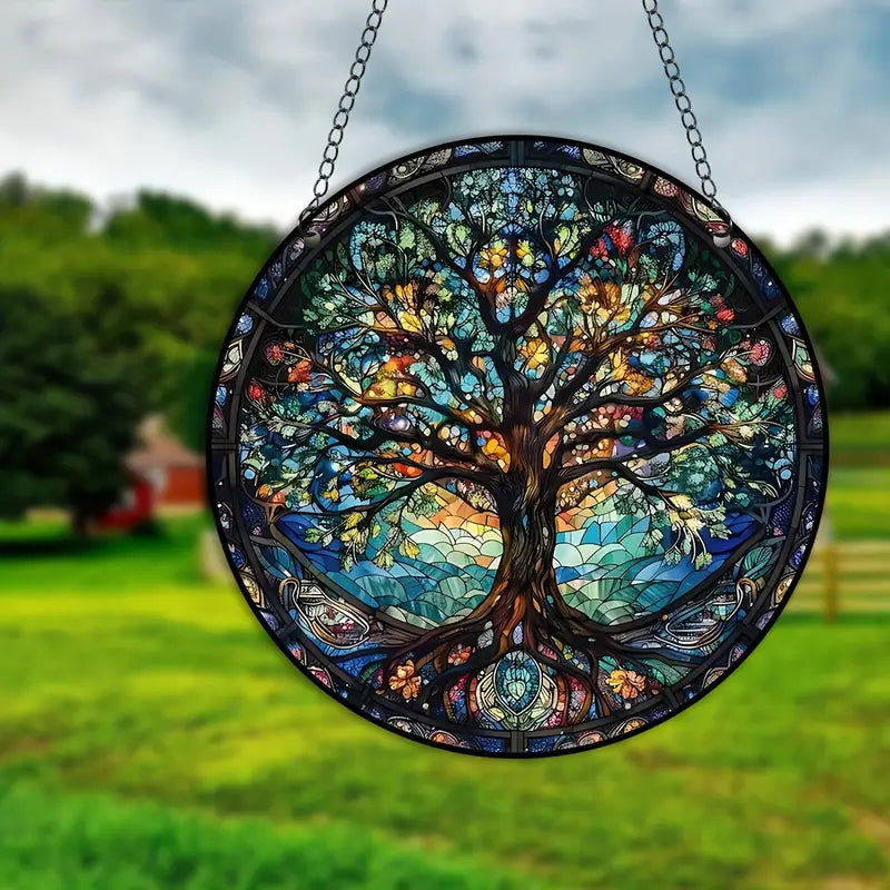 BowLift | Solavia Suncatcher Crystal Hanger | Handmade | Color Play & Light Reflections | For Windows & Interiors