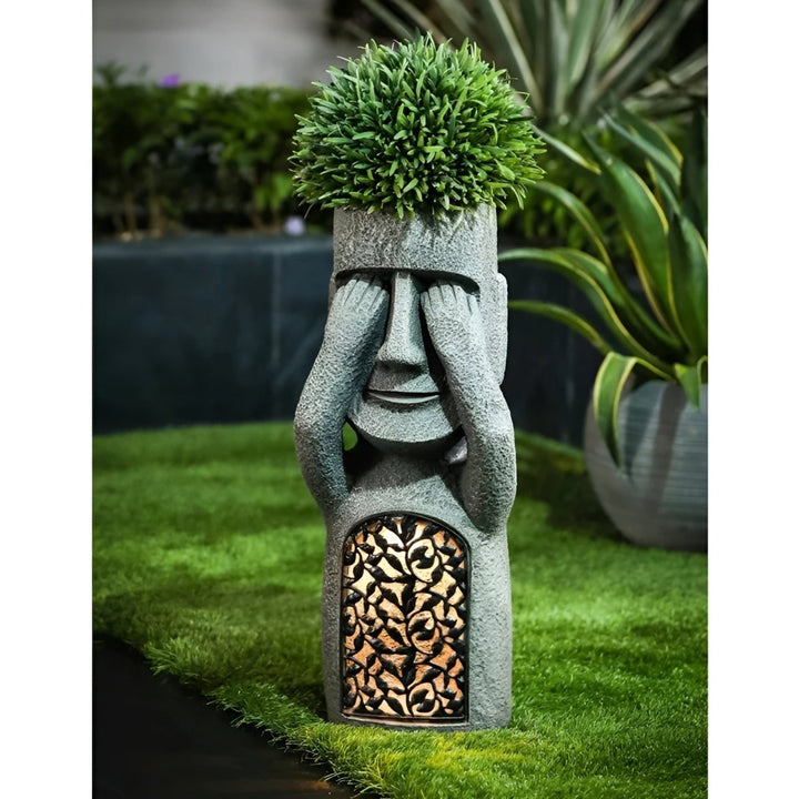 BowLift | MAGICAL TRIO – Solar Resin Garden Statues for Enchanting Outdoor Atmosphere