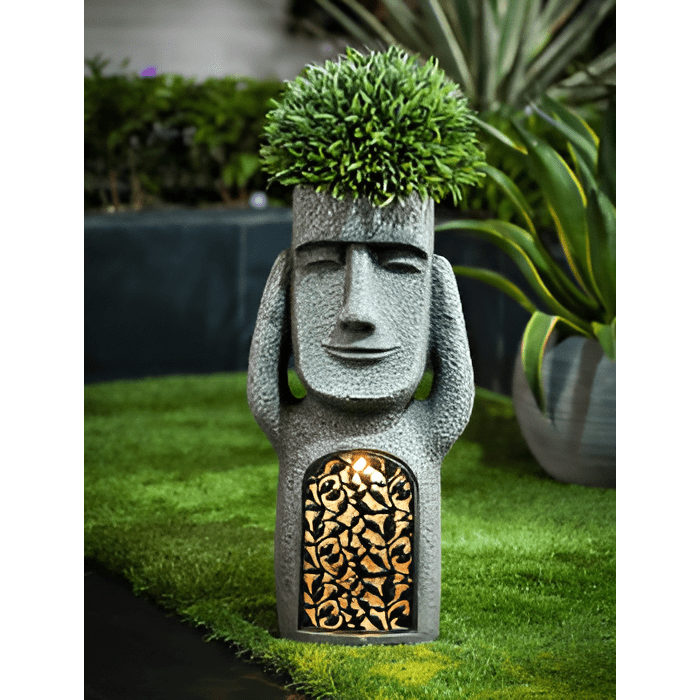 BowLift | MAGICAL TRIO – Solar Resin Garden Statues for Enchanting Outdoor Atmosphere