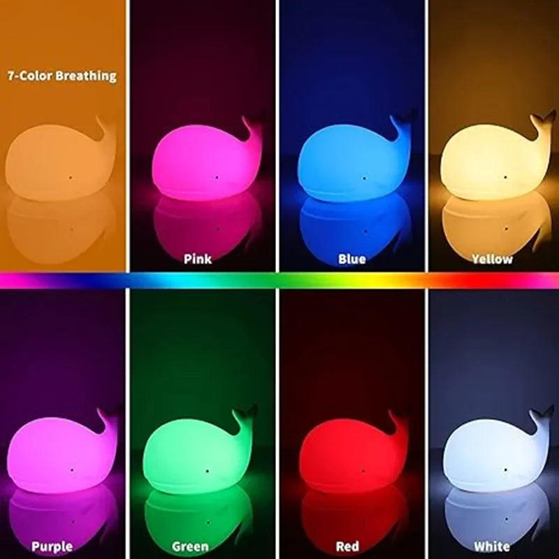 BowLift | Magically Illuminated Whale Night Lamp – Luma | Soft Light for Children