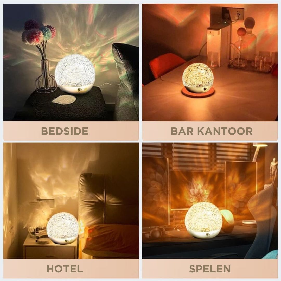 BowLift | Magic Waves | Dynamic Water Wave Projection Mood Lamp
