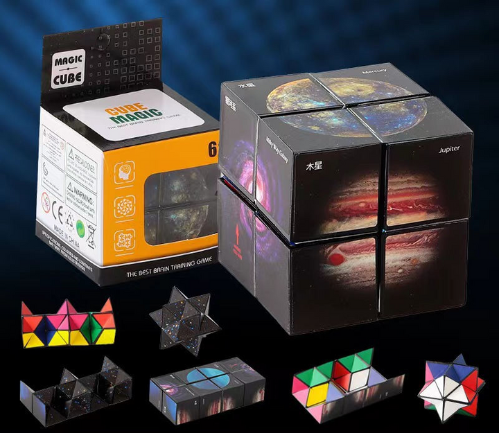 BowLift | FoldFun Shape Cube – Creative 3D Puzzle for Children and Adults