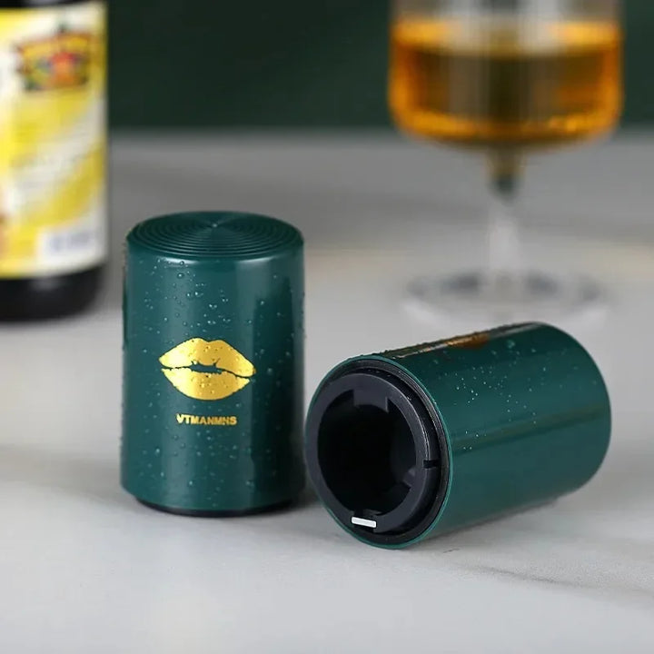 Magnetic Beer Bottle Opener Stainless Steel Push-Down Bottle Opener | Bowlift