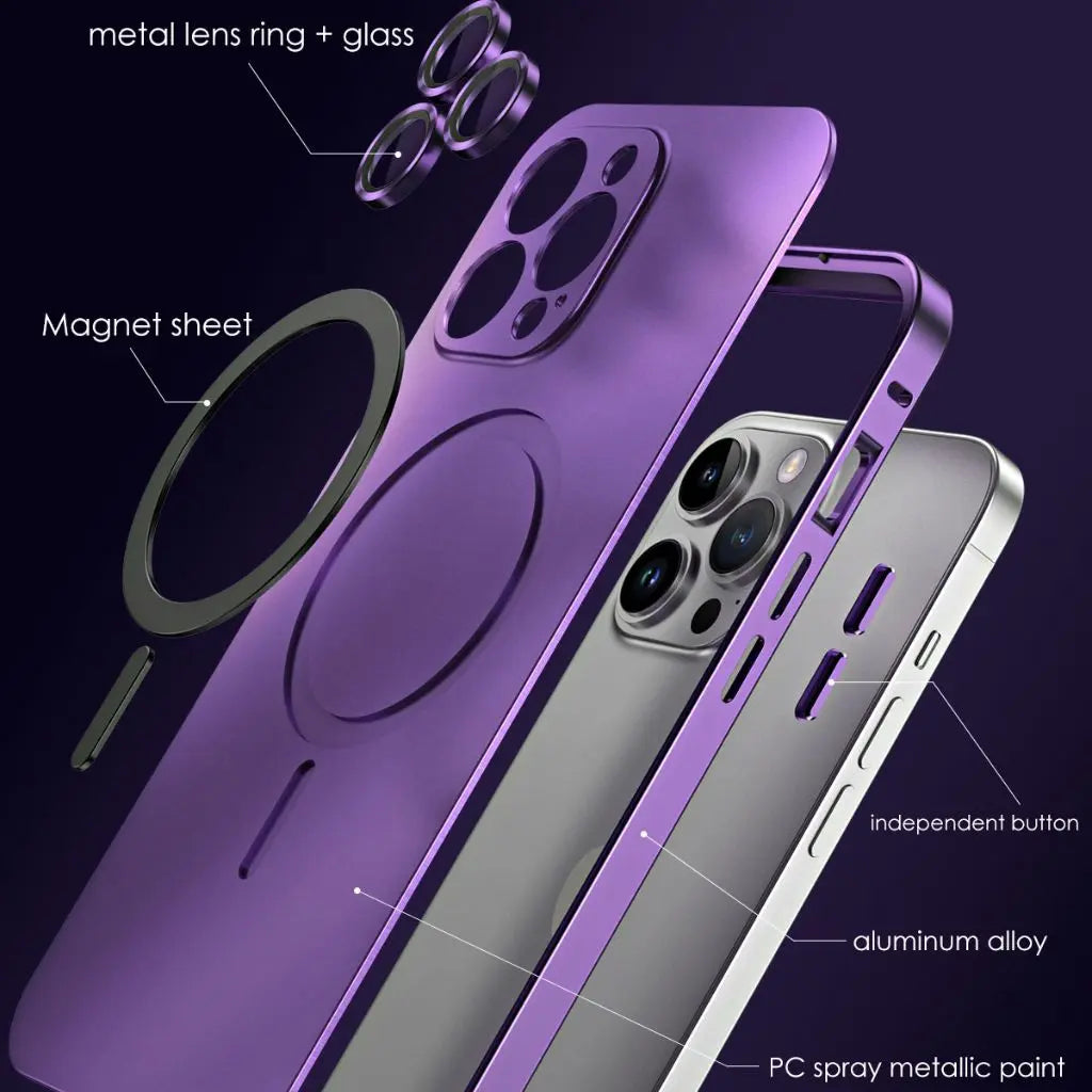 BowLift | Phone Case Magnetic Metal MagSafe Compatible Cover