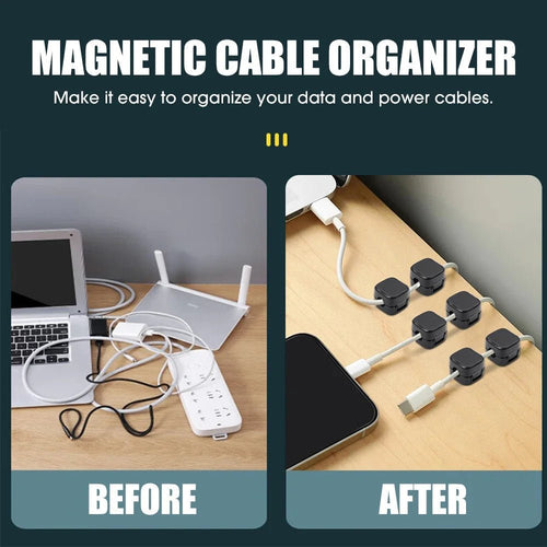 BowLift | MAGNITIDY – Magnetic Cable Organizer for a Clutter-Free Workspace