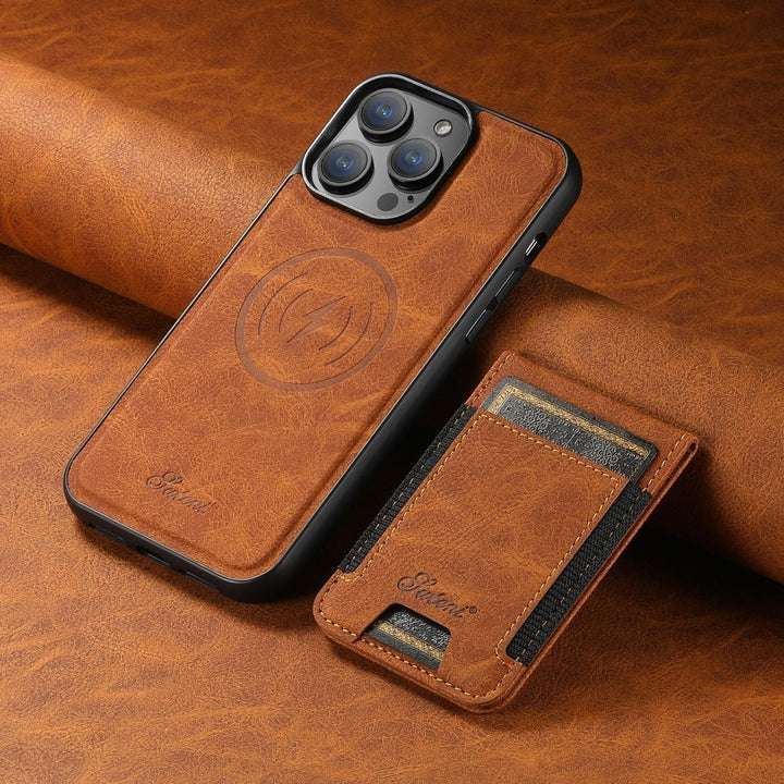 BowLift | Magvibe Leather Case – Premium Smartphone Protection with Card Holder and MagSafe