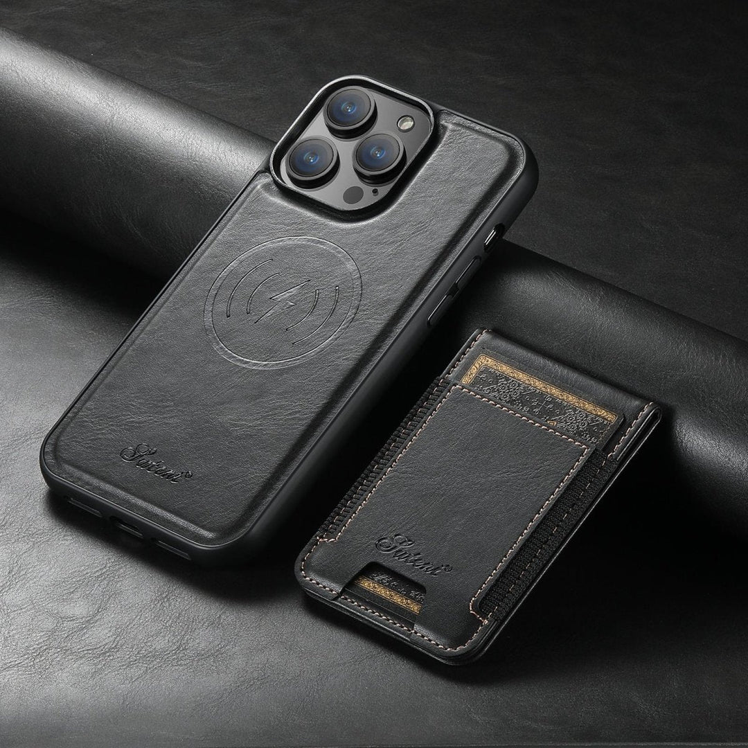 BowLift | Magvibe Leather Case – Premium Smartphone Protection with Card Holder and MagSafe
