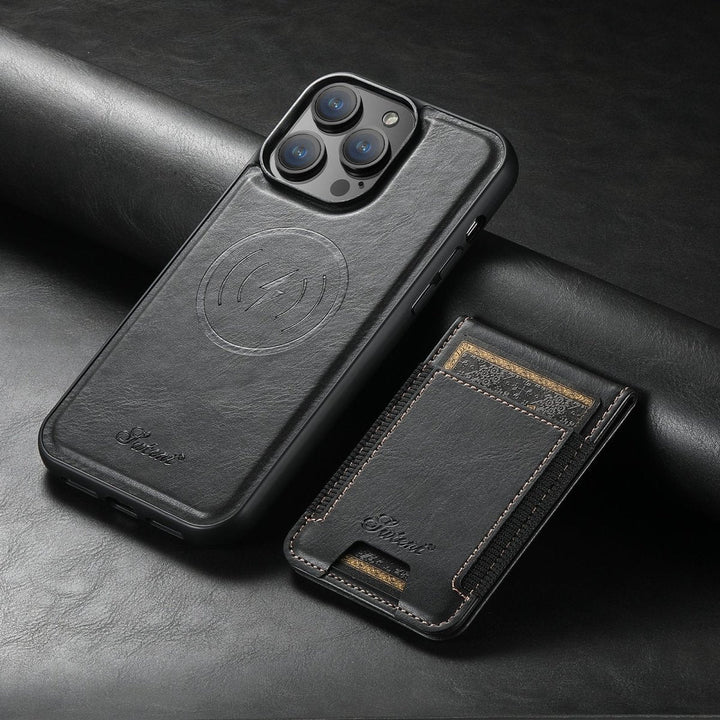 BowLift | Magvibe Leather Case – Premium Smartphone Protection with Card Holder and MagSafe