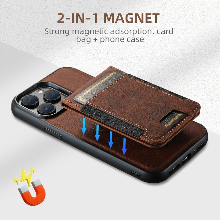 BowLift | Magvibe Leather Case – Premium Smartphone Protection with Card Holder and MagSafe