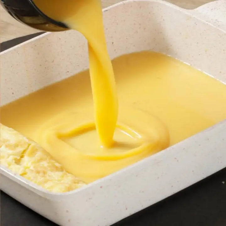 Maifan Stone Non stick Square Fry Egg Pan Gas Stove Cookware | Bowlift