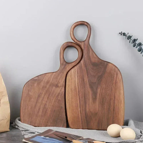 BowLift | NutriCraft – Luxurious walnut cutting board with double-sided functionality for kitchen and presentation
