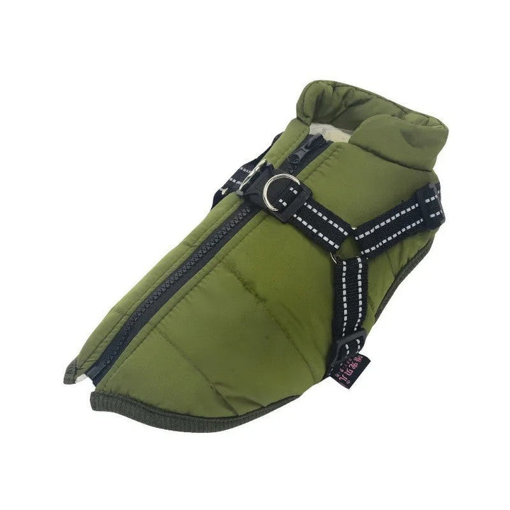 BowLift | All-Weather Insulated Dog Jacket with Built-in Harness