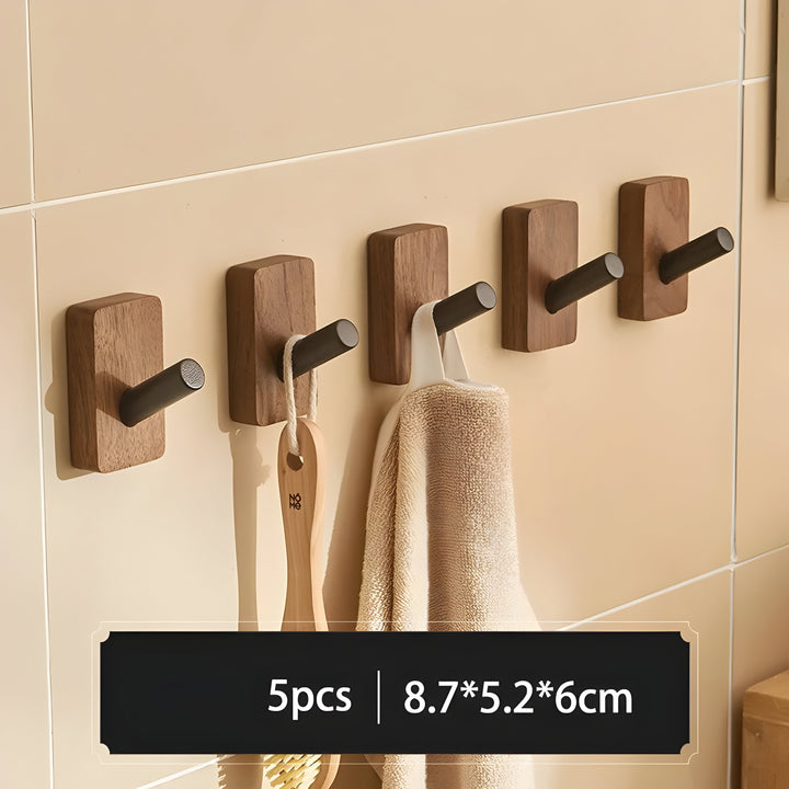 WoodenGrip Hook - Wooden wall hooks in Nordic style | Bowlift