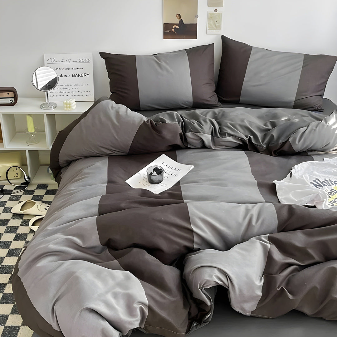 PureLoom Bedding Set - Modern skin-friendly bedding set (1 duvet + 1 flat sheet + 2 pillowcases) | Bowlift