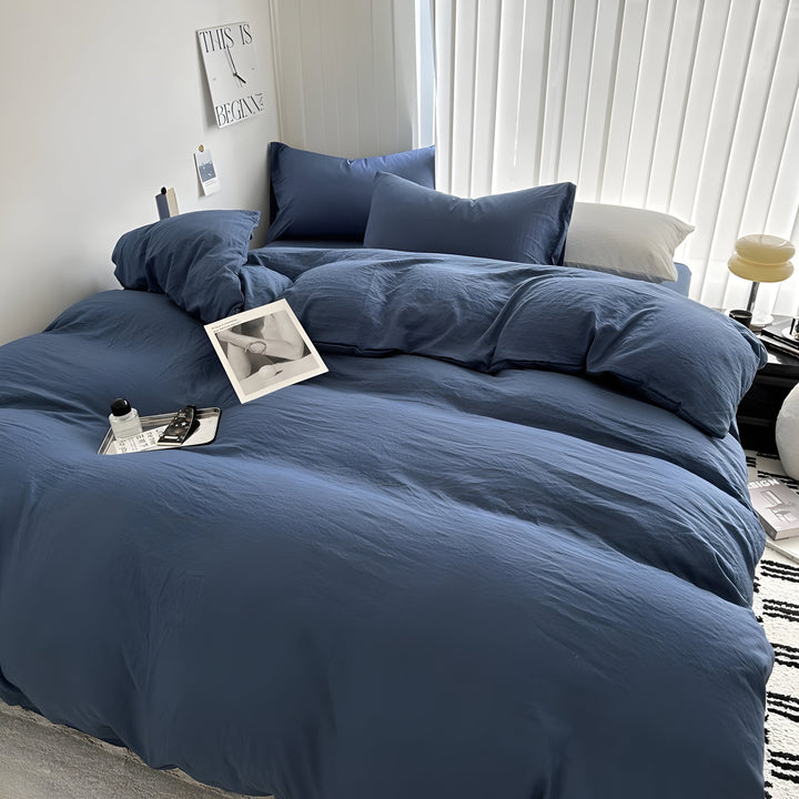 CloudHaven - Solid Color Cotton Bedding Set | Bowlift