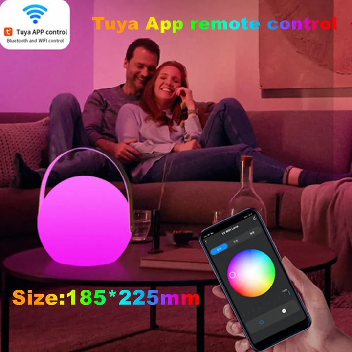 BowLift | LuminaFusion Lamp – Portable Waterproof Cordless Table Lamp with Remote Control
