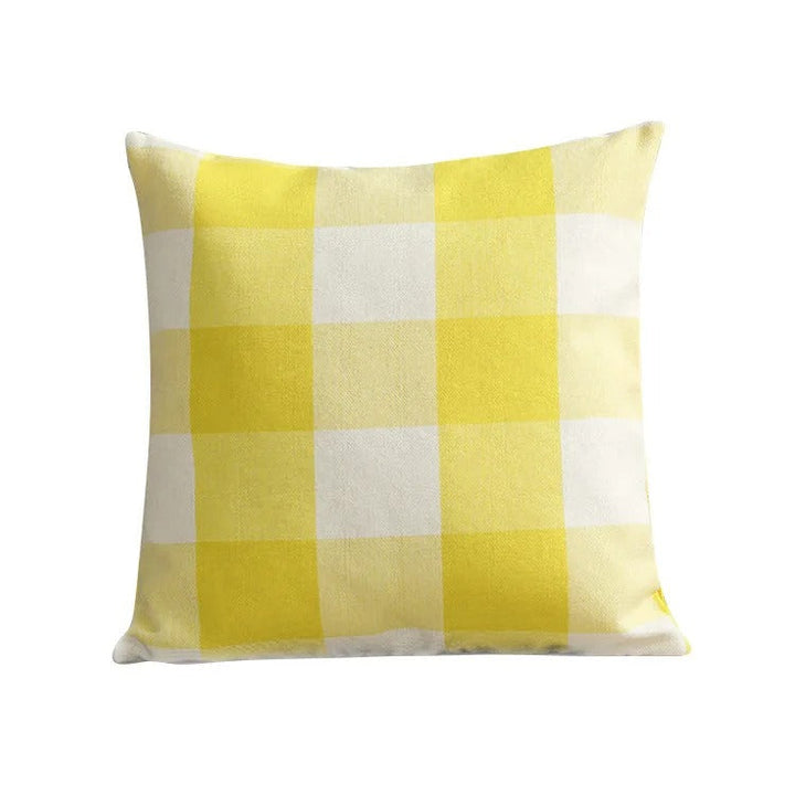BowLift | Cozy Checked Cushion Cover in Country Style – Autumn Plaid (1+1 FREE)