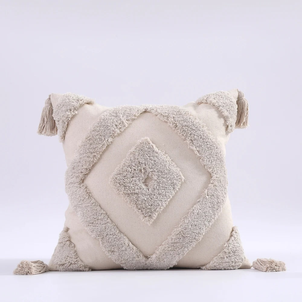 BowLift | Boho Tufted Cushion Cover - Moroccan Flair for Your Interior
