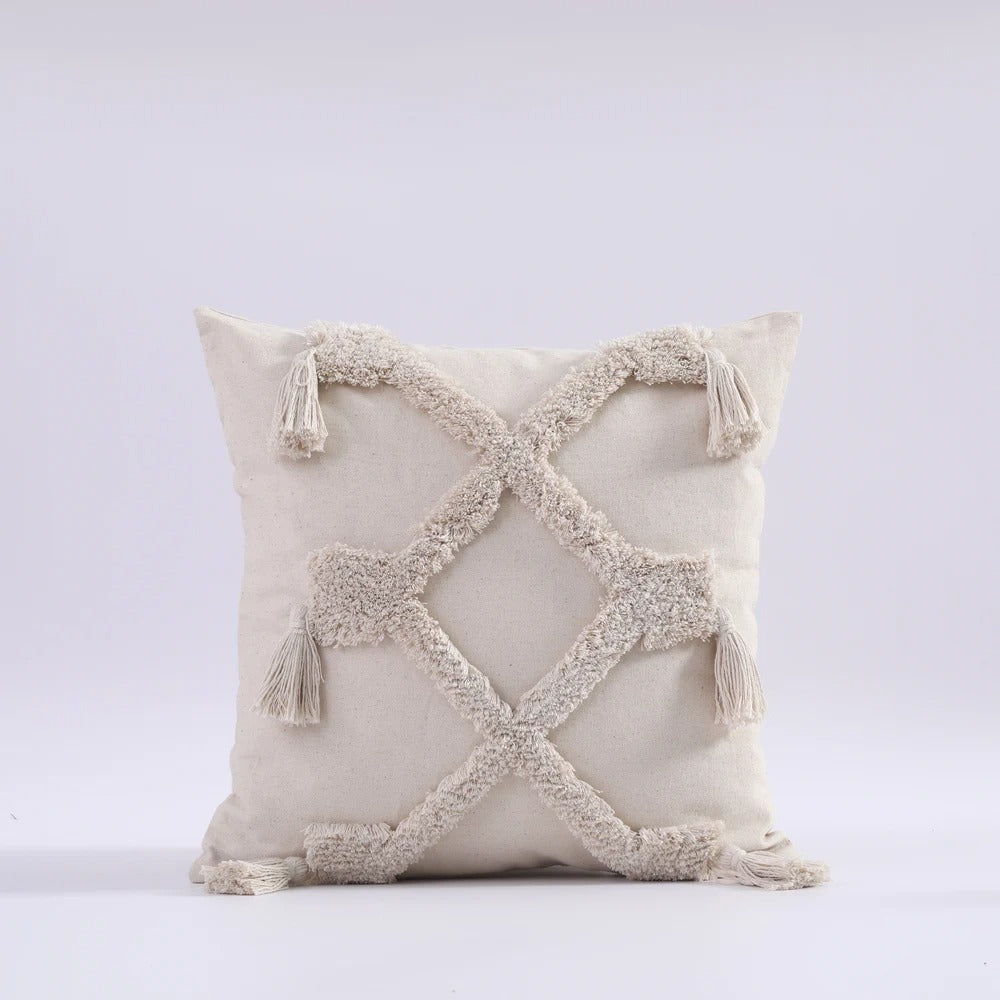 BowLift | Boho Tufted Cushion Cover - Moroccan Flair for Your Interior