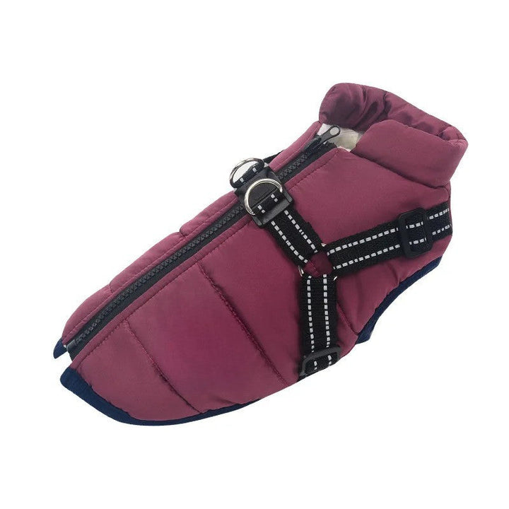 BowLift | All-Weather Insulated Dog Jacket with Built-in Harness