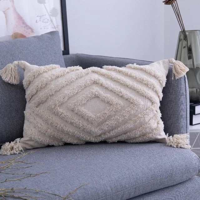 BowLift | Boho Tufted Cushion Cover - Moroccan Flair for Your Interior