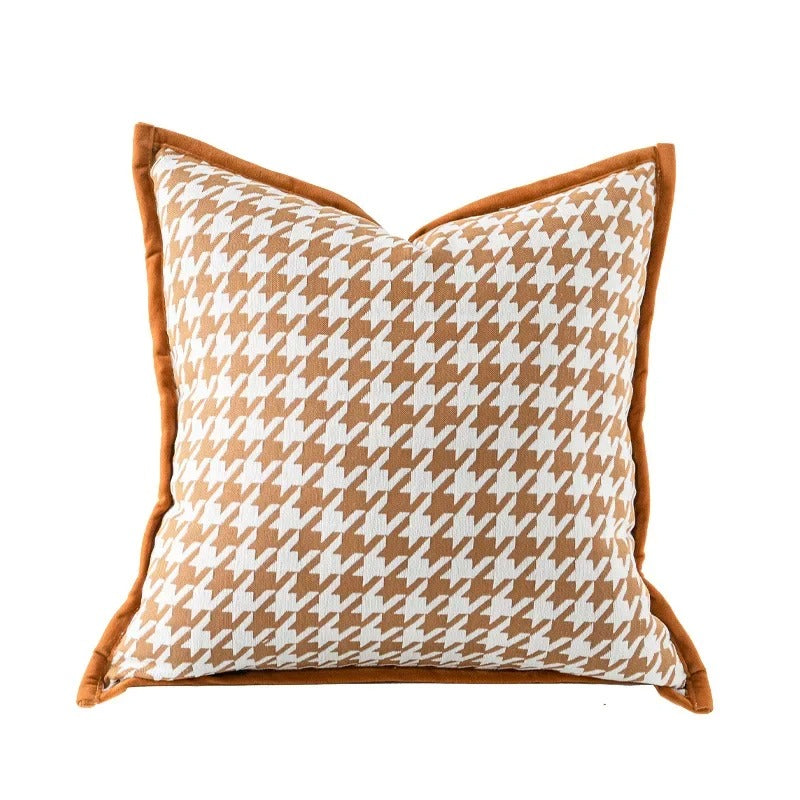 BowLift | VelvetGlow Cushion Cover - Double-sided Geometric Cushion Cover of Luxury Jacquard