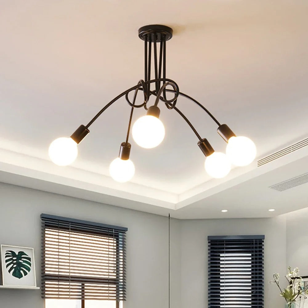 BowLift | Vintage LED Ceiling Lamp in Antique Design