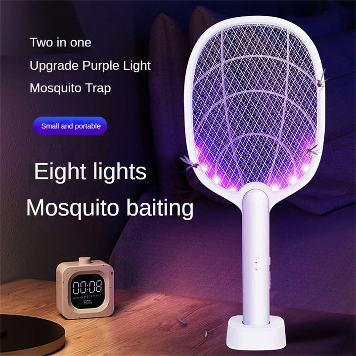 BowLift | Rechargeable 2-in-1 Electric Fly Swatter and Insect Exterminator – 2500V Without Chemicals